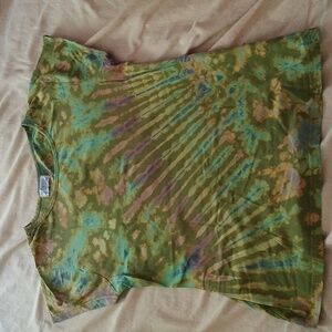Mexicali Blues Green tie-dye t-shirt  L
